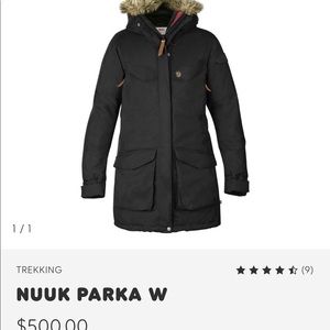 Fjallraven Nuuk parka in excellent condition